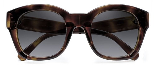 D’Blanc Champagne Coast Sunglasses Tort Stardust Champagne sunglasses with green lenses: Cord | TBD Eyewear main image 2